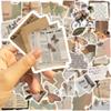 50 Pieces of Retro Graffiti English Stickers for Mobile Phone Notebooks, Luggage Box Computer Decorations, and Wall Art.