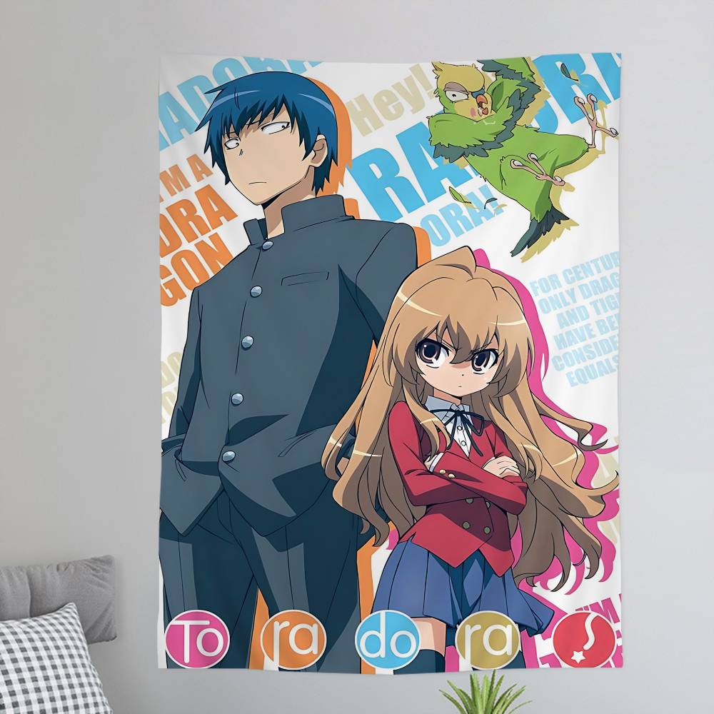 Anime Toradora Buntes Wandbehang Günstiger Hippie Wandbehang Böhmische Wandteppiche Mandala Wandbehang Tücher
