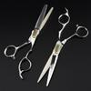 6.0 Inch Waldorf F-105 Silver Cover Screw Personality, Hair Scissors, Hair Scissors, Flat Scissors, Bangs Scissors