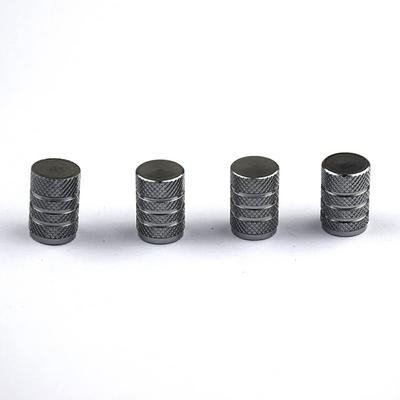 Yiooskl Tire Valve Stem Cap Wheel Air Cover Replacement Correction Fitting 4 Pcs, Gray