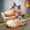 6-12 year old boys shoes autumn new running children's sports shoes white breathable non-slip basketball shoes medium and old children