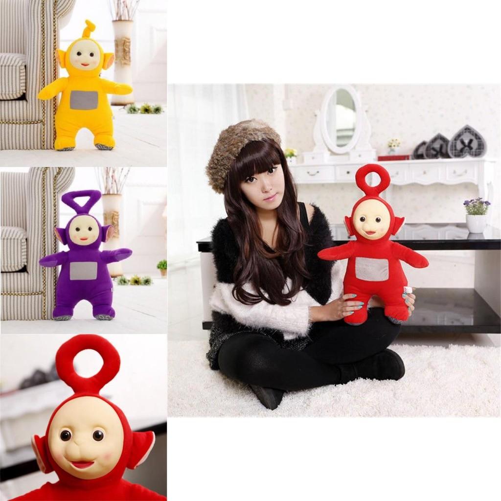 Große Teletubbies-Plüschpuppe, stehend, Stofftier, perfekt für die frühkindliche Bildung, Geschenkidee