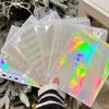 10PCS Inner Page Photocard Binder Multi-Pockets Kpop Sleeves Photo Album Page Idol Photo Card Protector Book 1/4 Grids 3/6 Holes