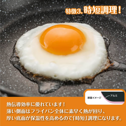 Kai Corporation KHS DW5635 Lightweight, High-Heat Efficiency Frying Pan, 20cm, Gas-Stove Only, PFOA & PFOS Free