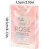 44-Card Deck The Rose Oracle Cards Dreamy Romantic Beautiful Design Pattern For Friends Holiday Gift Board Game Child Toys