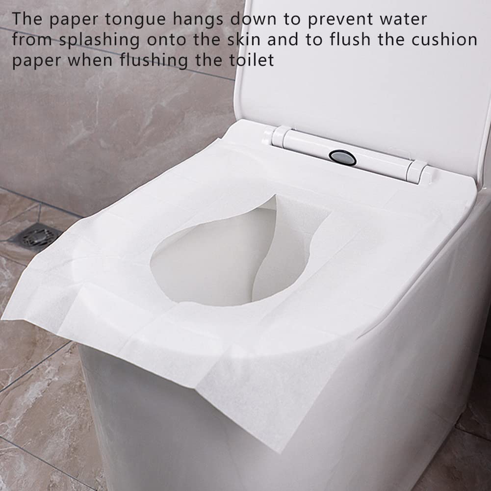 Tumao Toilet Seat Set of Toilet Seat Toilet Antibacterial Hygiene Potty Auxiliary Toilet For Going Toilet Use Sheets, Disposable, 50, Portable,