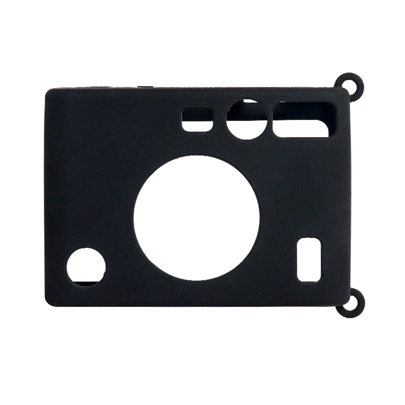 

Защитный силиконовый чехол для камеры Fujifilm Instax Mini EVO, противоударный, с полным покрытием, мягкий чехол для использования на открытом воздухе чёрный