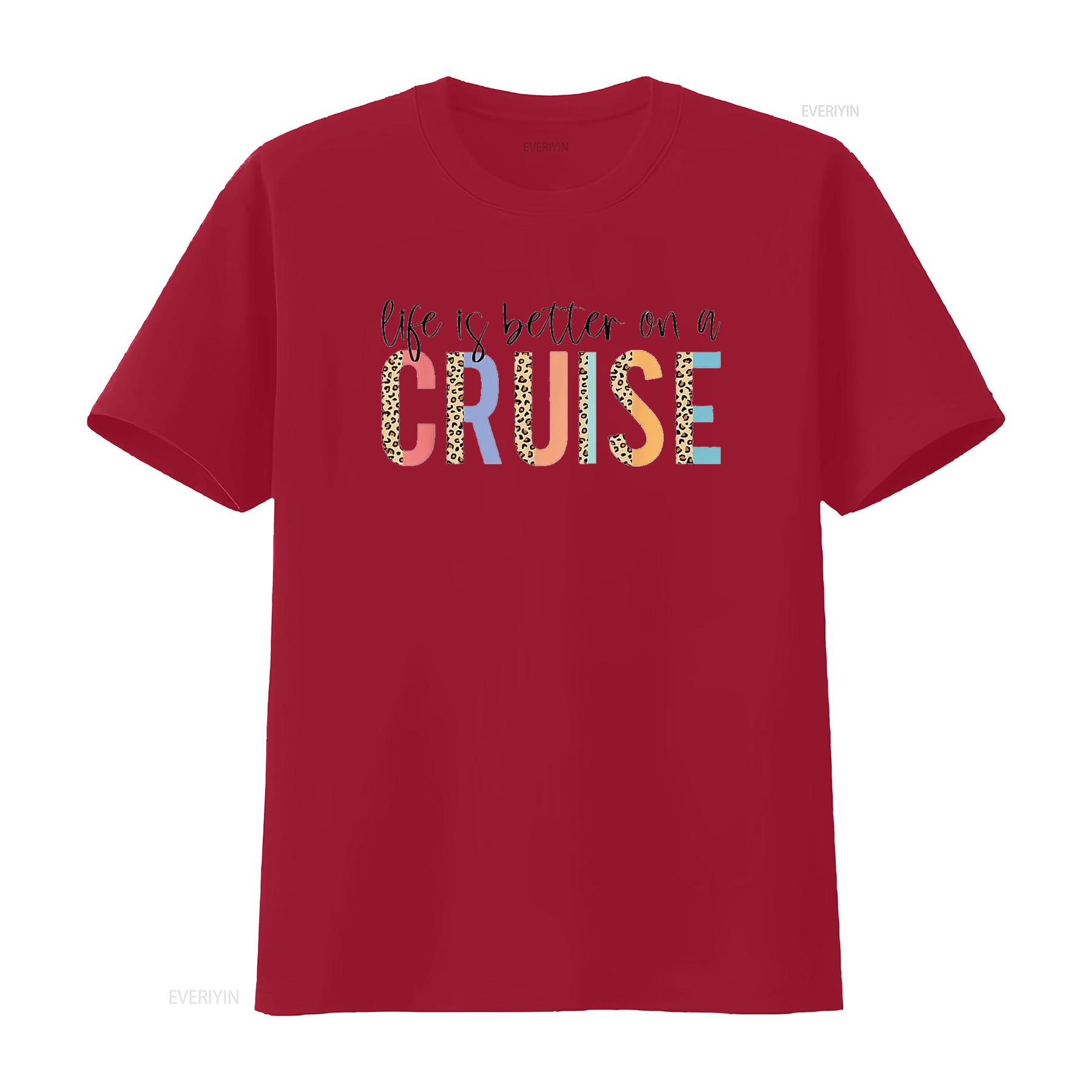 Life Is Better On A Cruise Family Matching T Shirt vintage Washed Versatile fashion Comfortable Unisex graphic streetwear S