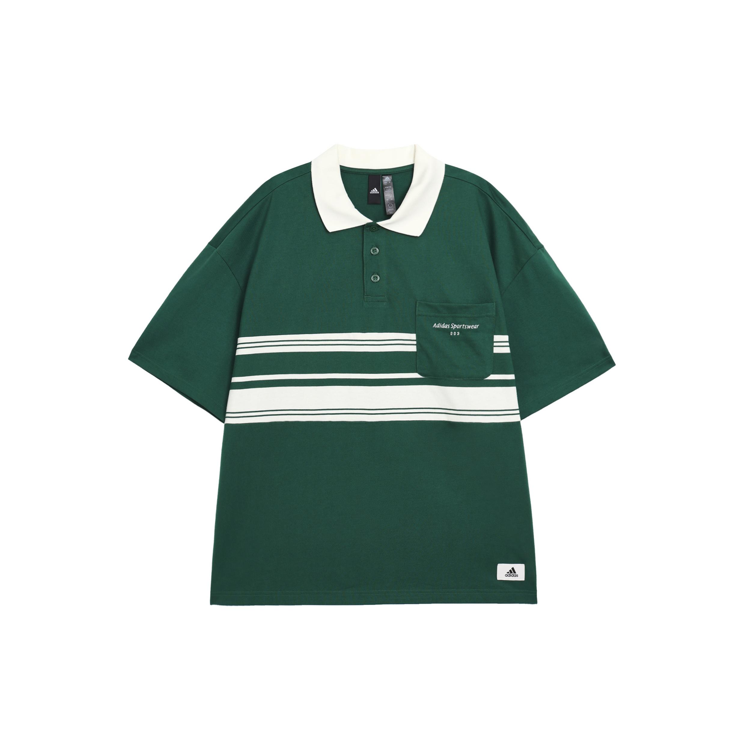 adidas Sportswear Polo Shirt Asia Sizing  Green  Men s IS4944 XXL