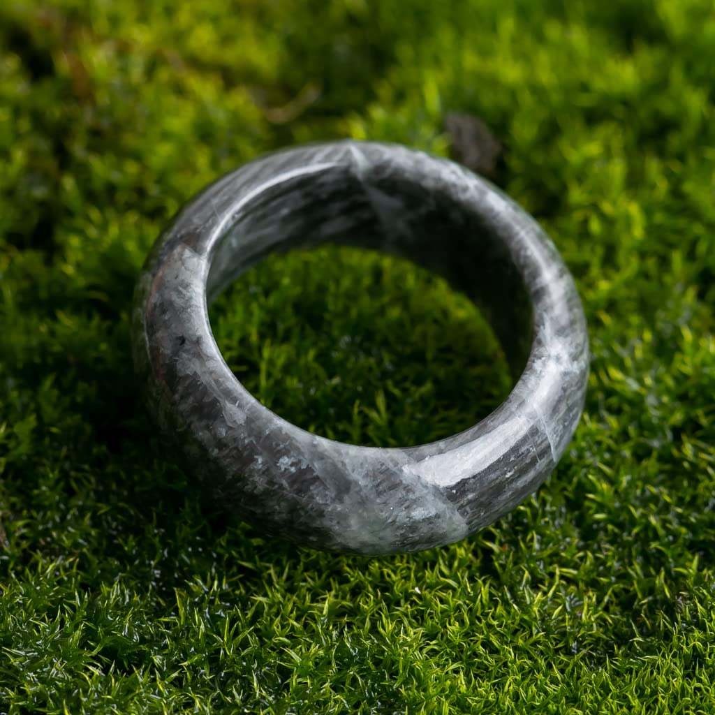 Size 16 Itoigawa Natural Jadeite Hollow Japanese National Jomon Power Stone Jadeite Workshop Special Paulownia Wood Quality Guarantee YB0327 Ring,
