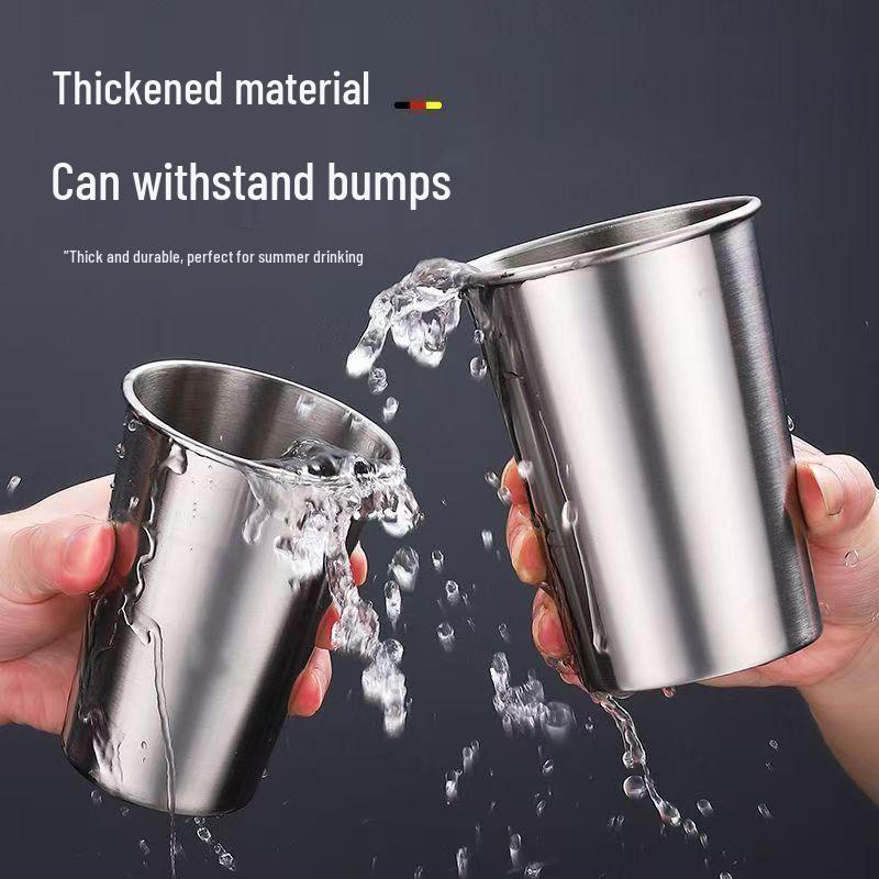 304 Stainless Steel Camping & Restaurant Cold Drink Cup