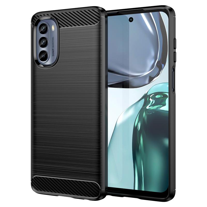 For Cover Motorola Moto G62 5G Case For Moto G62 5G Bumper Silicone Carbon Fiber Case For Moto G62 G32 G52 G82 G22 E22 E32 G60S