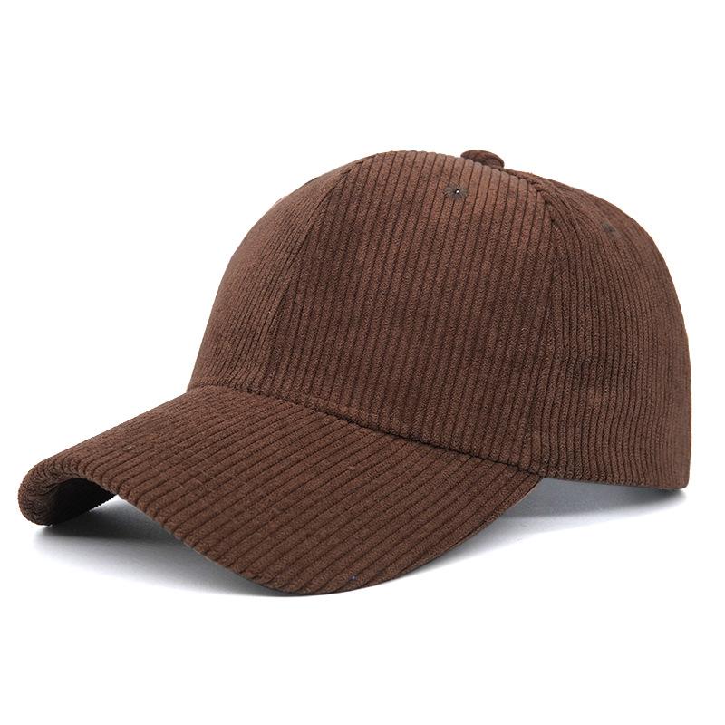 One Tone Corduroy Baseball Caps Men and Women Spring Autumn Outdoor Use Keep Warm Peaked Hats Unisex Trucker Gorras Hip Hop Vintage