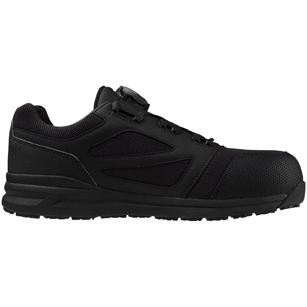 Mizuno Almighty LS II Work Shoes Store BOA Toe Size Black (Direct Exclusive) F1GA2202, 52L, Cap, Slip-Resistant, Durable, 27.0 Cm,