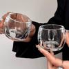 80mlGlassCrystal Cup Single Cup High End Tea Cup High Quality Crystal Bourbon Whiskey Glass Easy To Clean and Reusable Glassware