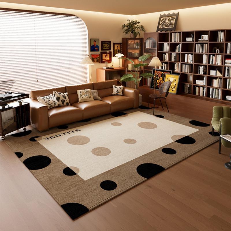 

Vintage Style Living Room Rug Non-Slip Stain Resistant Easy Clean Large Area Carpet for Bedroom Floor Mat Room Decor Beautiful 40X60CM