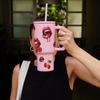 Kubek Termiczny Ze Słomką 900 Ml Blush Pop