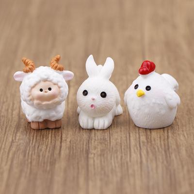 1 Stück Miniatur 12 Sternzeichen Harz Puppenfiguren Handwerk Realistische Tiere Für Mikro Landschaft Szene Dekoration Diy Zubehör