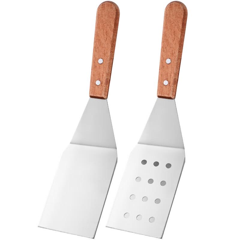 Stainless Steel Wooden Handle Cooking Spatula