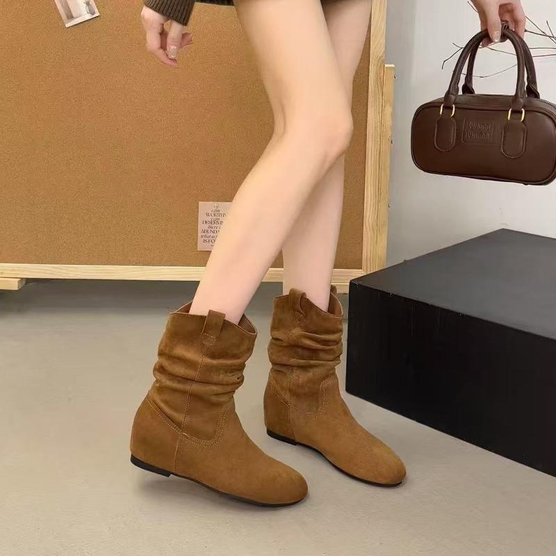 

Внутреннее увеличение роста ретро маленькие короткие ботинки детские новые лето и осень с юбкой ботинки-чулки Челси тонкие ботинки 35