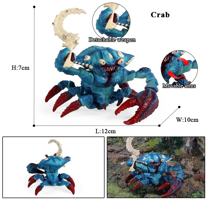 Oenux Phoenix Cerberus Ice Monster Model Cerberus Griffin Dragon Dinosaurs Action Figures Animals Toy Collection Kid Gift