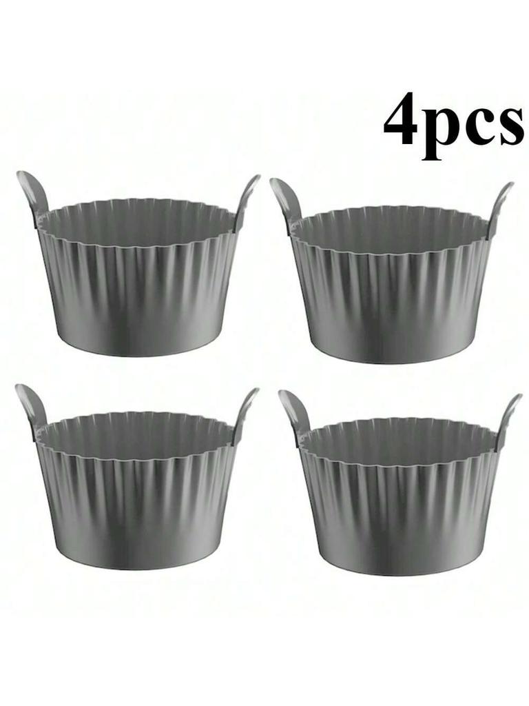 Opakovaně použitelné silikonové vložky do fritézy a košíčky na pečení Sada Nepřilnavé pro fritézu Muffiny Cupcakes Pomalý hrnec Kuchyňské doplňky