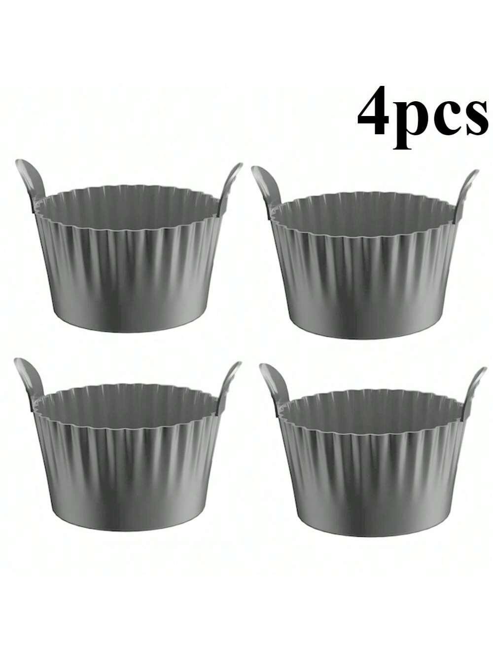 

Reusable Silicone Air Fryer Liners and Baking Cups Set Non-Stick for Air Fryer Muffins Cupcakes Slow Cooker Kitchen Accessories