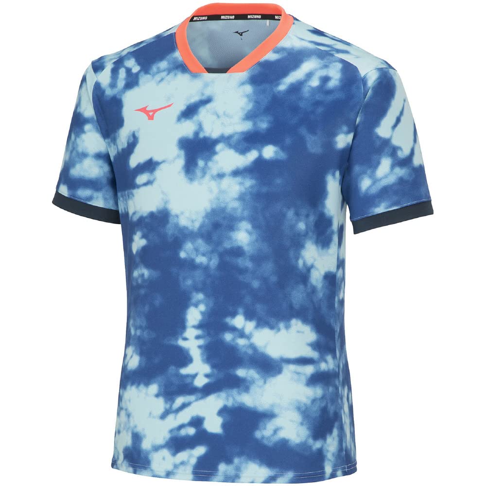 

Mizuno Бадминтон Игровая Футболка Короткий Размер S, Рукав, Влагоотводящая, Быстросохнущая, Синяя, (72MAA003) синий