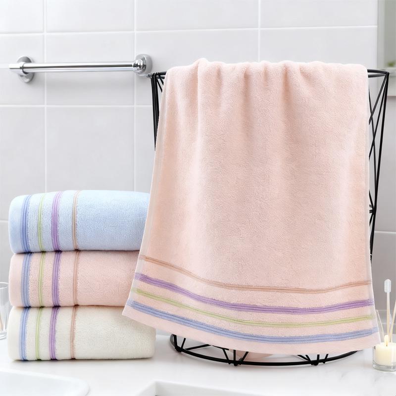 Soft, Lint-Free Pure Cotton Face Towel - Quick-Drying & Absorbent for Home Use