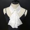 Elegant False Collar Multi-Layer Design Detachable Shirt Collar Necktie Front Ruffled Style Detachable Collar