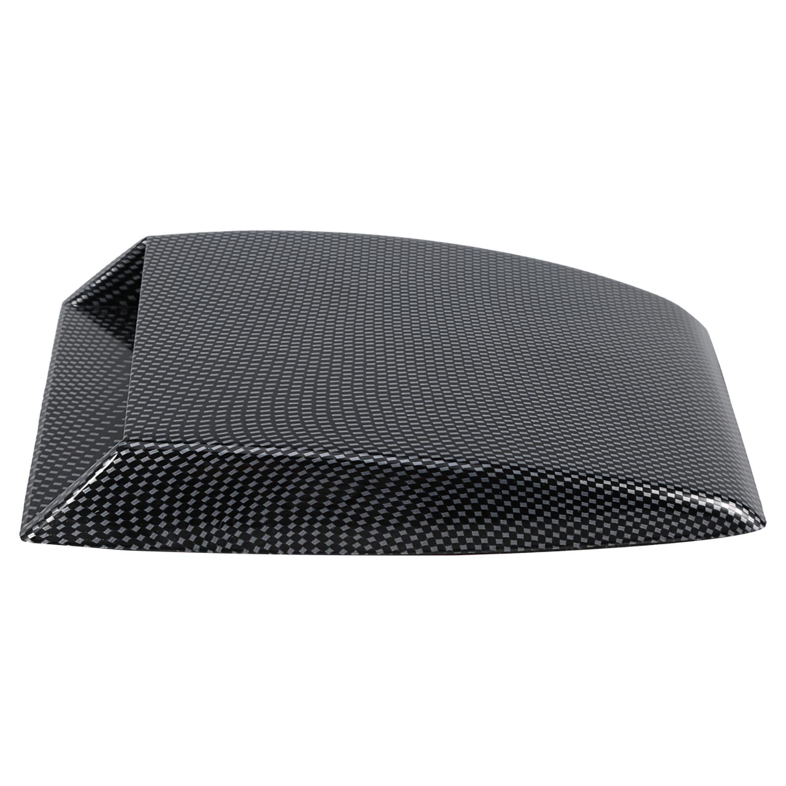Coche Universal Decorativo Flujo de Aire Toma de Aire Cucharada Ventilación Capó Cubierta Adhesiva Capó Carbon fiber color