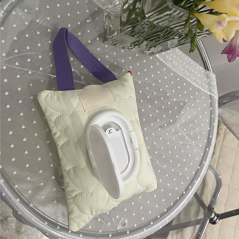 Baby Stroller Wet Wipes Bag Macaron Color Series Car Tissue Box Waterproof Absorbent Cover Tissue Bag Cute