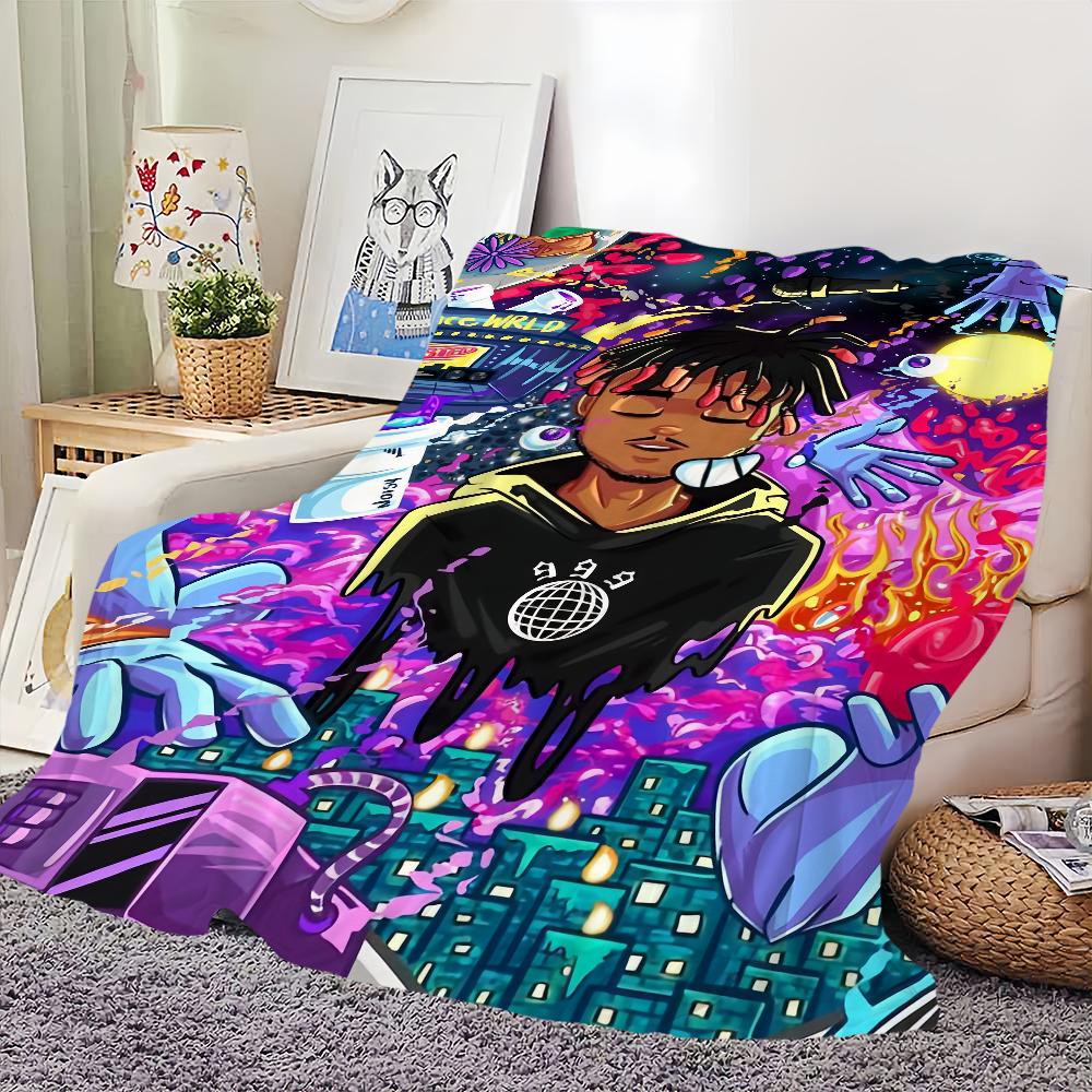 J-Juices-es Blanket For Rapper Soft Throw Singer W-Wrld-s Blanket for Picnic Bed Sofa Home Bedroom Cozy Warm Comfortable