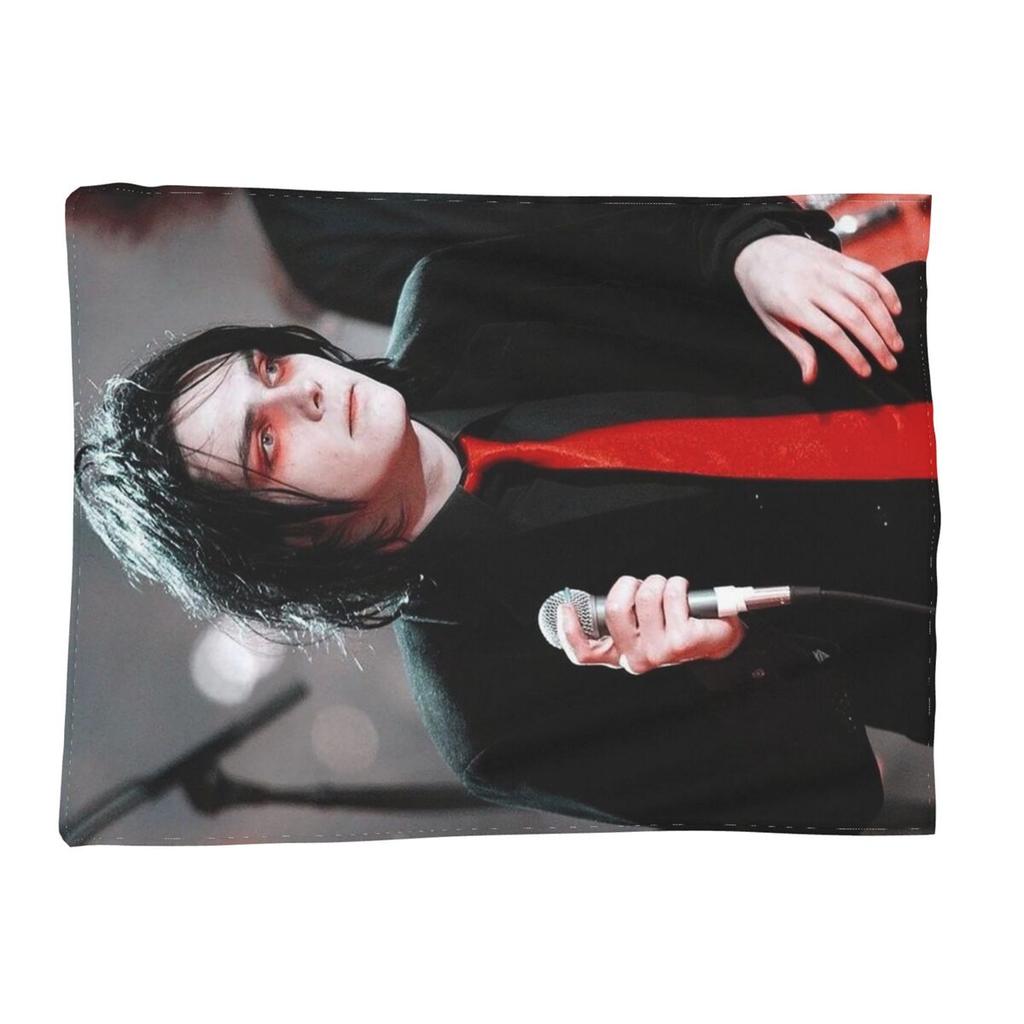 Gerard Way MCR Blankets Soft Warm Flannel Throw Blanket Plush for Bed Living Room Picnic Travel Home Sofa