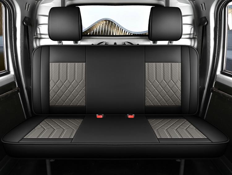 Universal Full Leather Seat Cushion for Wuling Zhiguang Small Truck - Single or Double Row, All Seasons