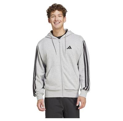 Світшот Essentials 3 Stripes з французького террі на блискавці