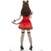 M-XL leopard print sexy Christmas dress, Christmas party clothing, chest-wrapped COS uniform, girls' Christmas clothing