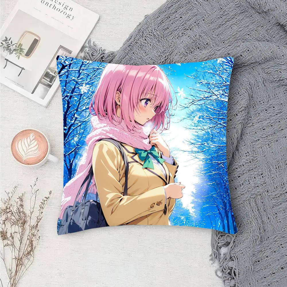To LOVE-Ru Anime Pillow Case Sofa Cushion Cover Room Home Decoration