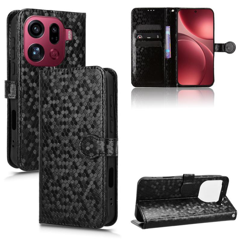 Punktmuster Klapphülle für Oppo Find X9 Pro