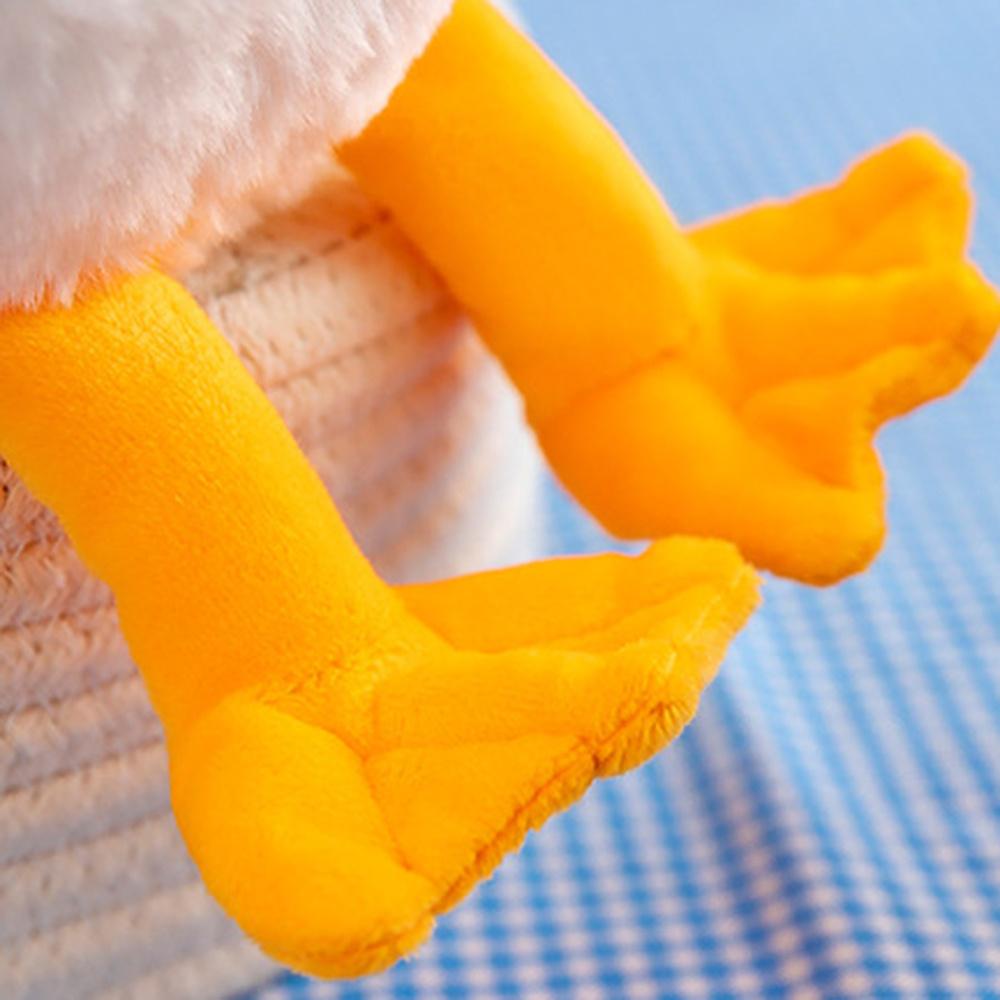 Plush Stuffed Toys Cartoon Goose Doll Early Educational Development Toy