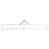 VidaXL Poulailler Enclos Clapier Cage Animaux Lapin Canard 10x2x2 m Acier 144563