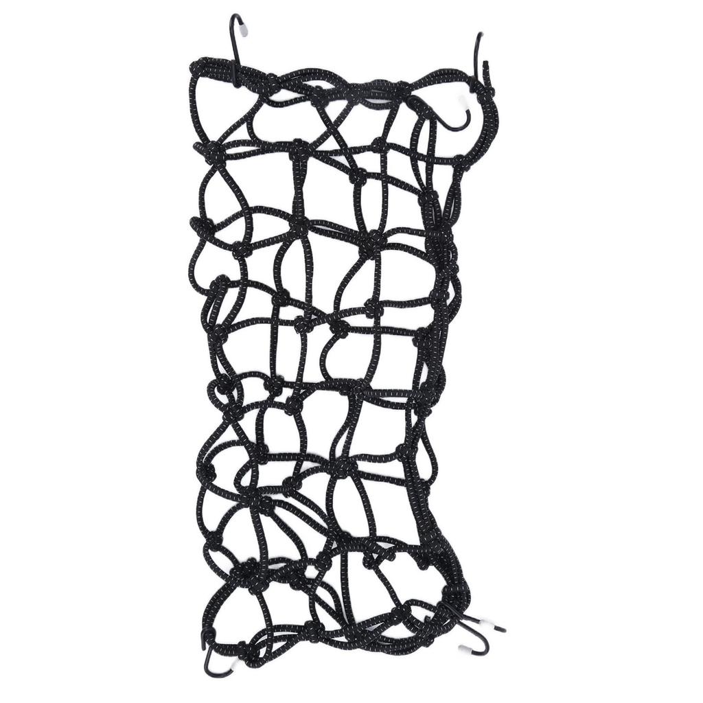 Motorcycle Helmet Mesh Latex Filament for Electric Vehicles Sports Cars OffRoad(Grey Black )