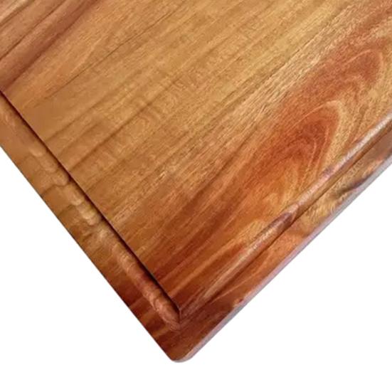 Wood Cutting Board for Kitchen Thick Wooden Serving Board with Deep Juice Groove Charcuterie Chopping Butcher Block for Meat Vegetables Fruit