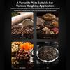 Electronic Coffee Scale High Precision LED Display Round Bowl Design for Kitchen Use Black