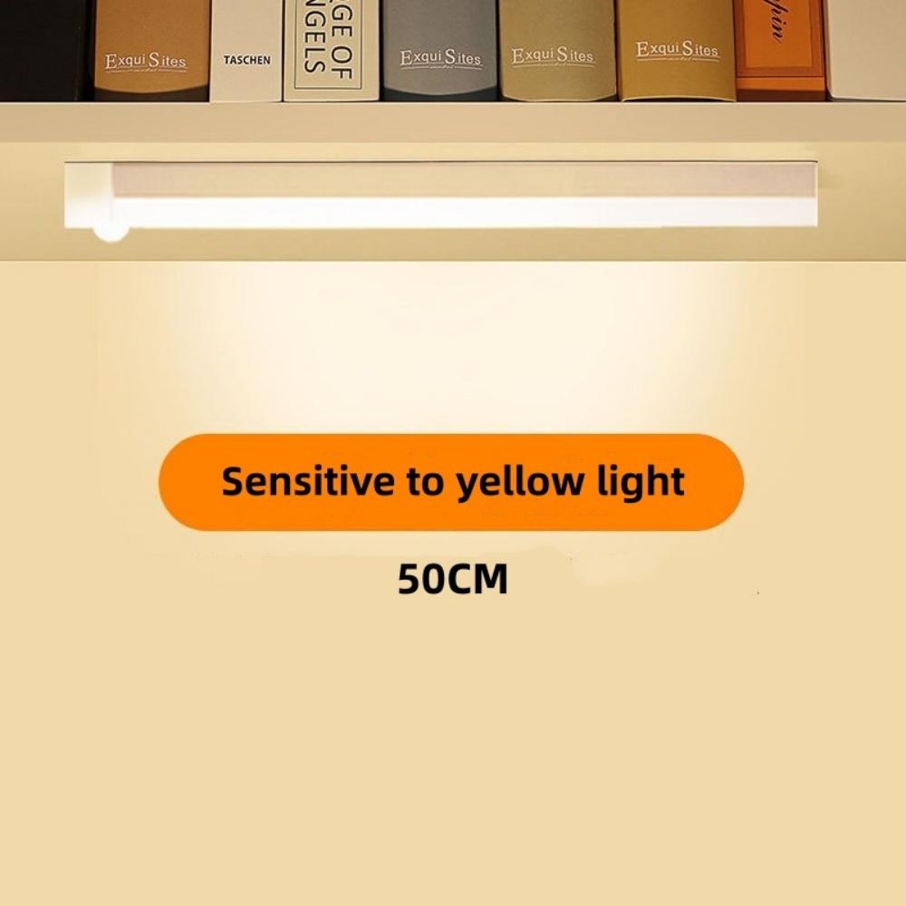 LED Bewegungssensorleuchte Kabelloses LED Nachtlicht Typ C Wiederaufladbare Leuchte Schrank Kleiderschrank Lampe Treppenhaus Hintergrundbeleuchtung Für Küche