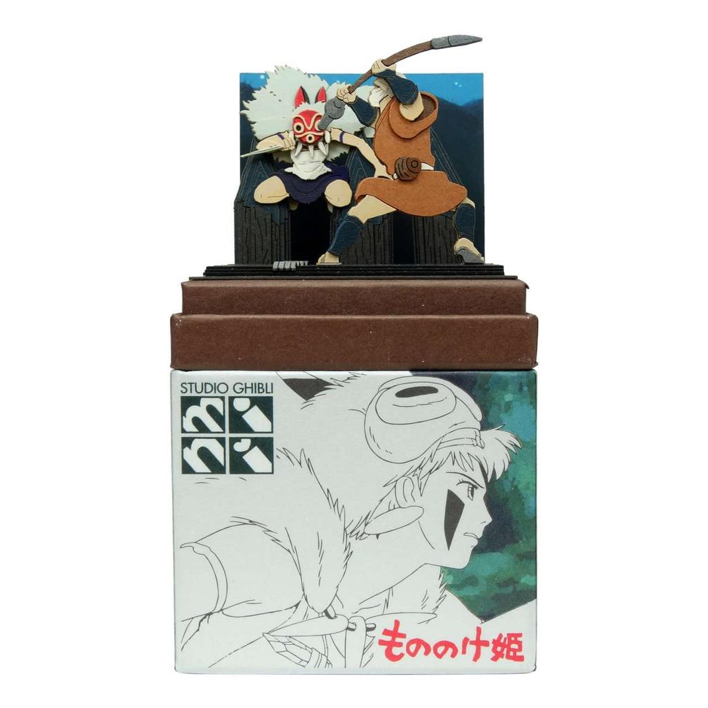 Sankei Studio Ghibli Mini Prinzessin Mononoke Prinzessin Nachtangriff Papierbastelbogen Mononokes MP07-136