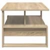 Coffee Table Sonoma Oak 90 x 50 x 40 cm Particleboard