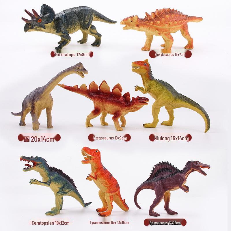 Large Plastic BB Dinosaur Educational Toy - Soft Sounding Simulation Model for Children