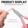 Mini 5Inch Round Concave Pliers Wire Looping Pliers Precision Jewelry Pliers Wire Looping Pliers for DIY Jewelry Making