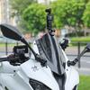 Motorcycle Windshield Clip Aluminum Alloy Motorcycle Windshield Clamp Bike Windshield Camera Clip for GoPro GO3S/DJI Action 4